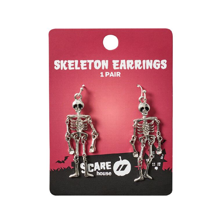 Scarehouse Skeleton Earrings, , hi-res