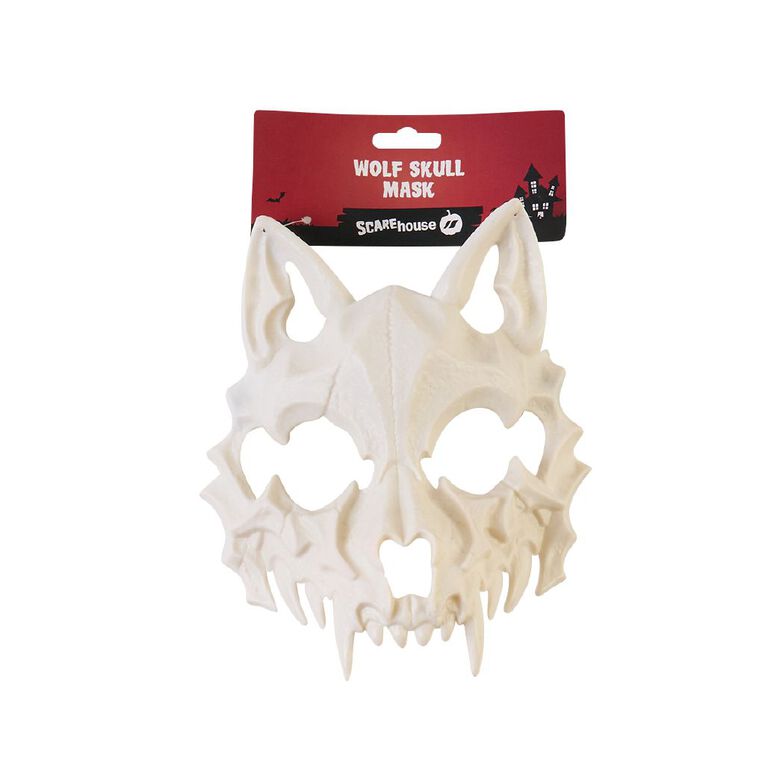 Scarehouse Wolf Skull Mask, , hi-res
