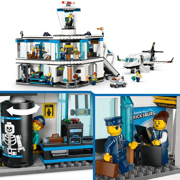 LEGO CITY Airport With Airplane 60502, , hi-res