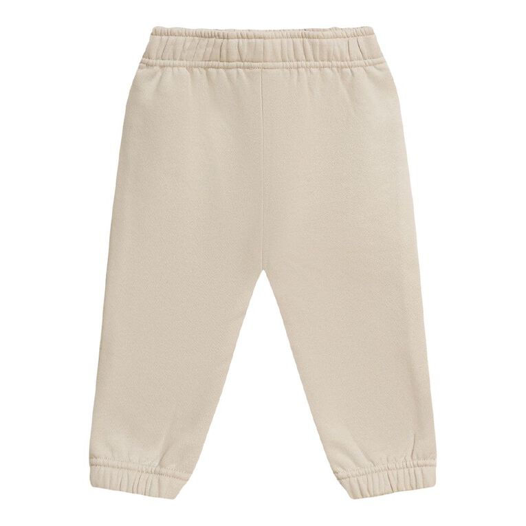 Young Original Babies' Plain Trackpants, Brown Light RAINY DAY, hi-res