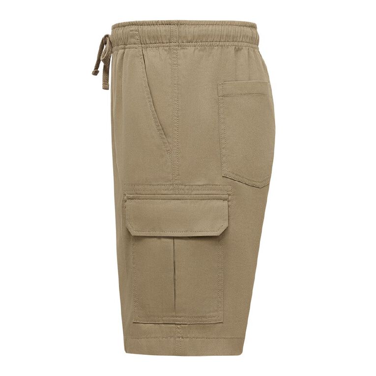 H&H Men's Cargo Shorts, Brown Mid, hi-res