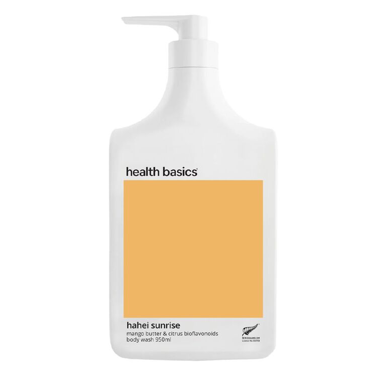 Health Basics Body Wash Hahei Sunrise Natural 950ml, , hi-res