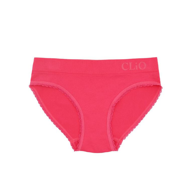 Clio Teen Grid Vibe Seamfree Bikini 2 Pack, Red, hi-res