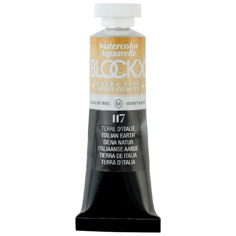 BLOCKX Watercolour Tube 15ml S1 117 Italian Earth, , hi-res