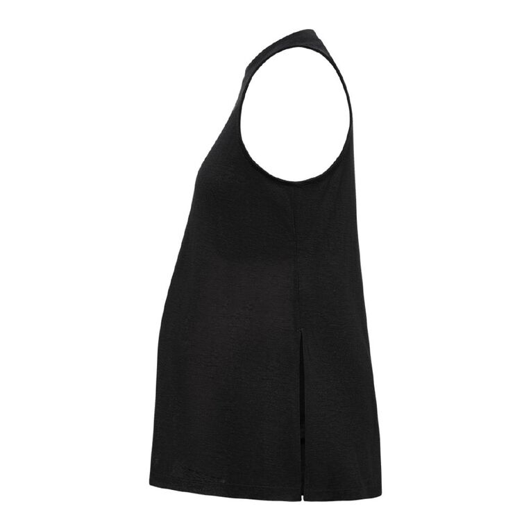 H&H Maternity Before & After Slub Tank, Black, hi-res