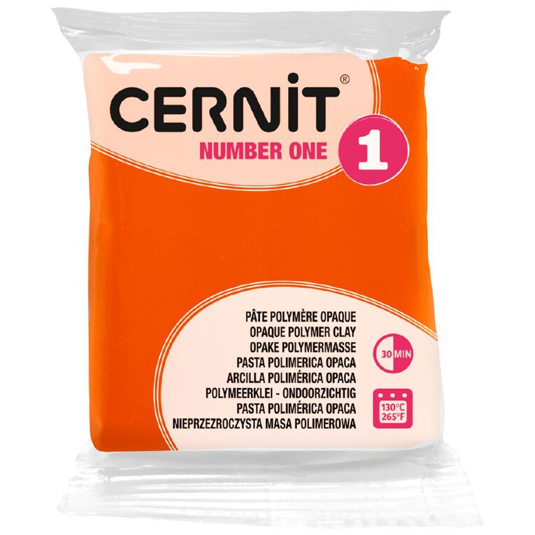 Cernit Polymer Clay No1 56g Orange, , hi-res