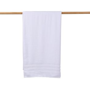 Living & Co Plush Plain Spa Towel White