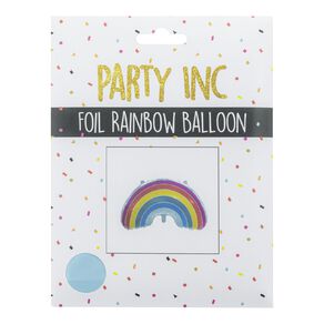 Party Inc Foil Rainbow Balloon
