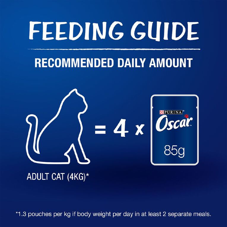 Oscar Adult Favourites Selection Jelly Wet Cat Food Pouch 12 x 85g, , hi-res
