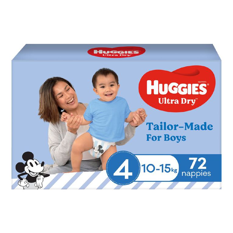 Huggies Jumbo Nappy Size 4 Toddler Boy 72 Pack The Warehouse