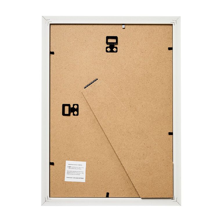 Living & Co Modern Certificate Frame White A4, , hi-res