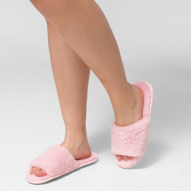 H&H Women's Strap Slippers, Pink Light, hi-res