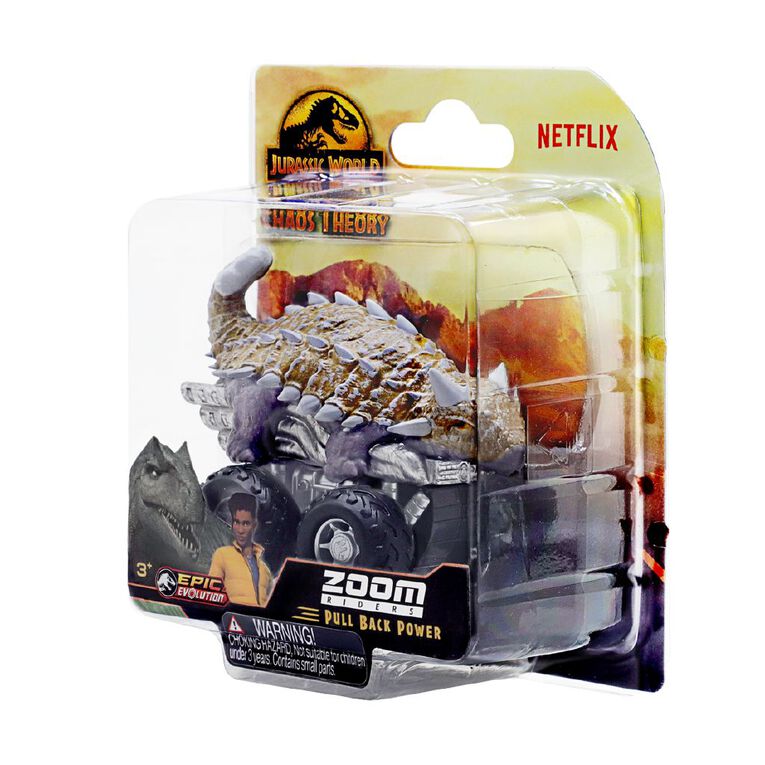 Jurassic Zoom Riders Chaos Theory Assorted, , hi-res