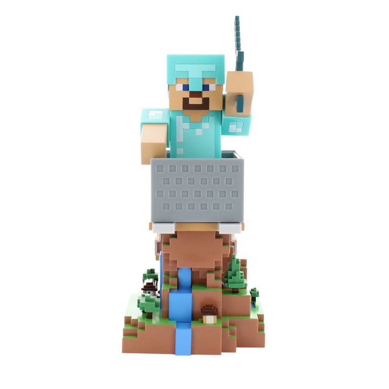 Cable Guys Minecraft Steve Diamond Armour, , hi-res