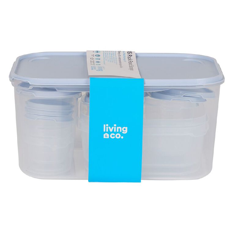 Living & Co Food Storage 15 Piece Set, , hi-res