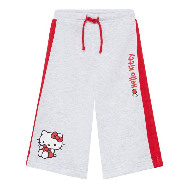 Hello Kitty Toddler Wide Leg Trackpants, Grey Light, hi-res
