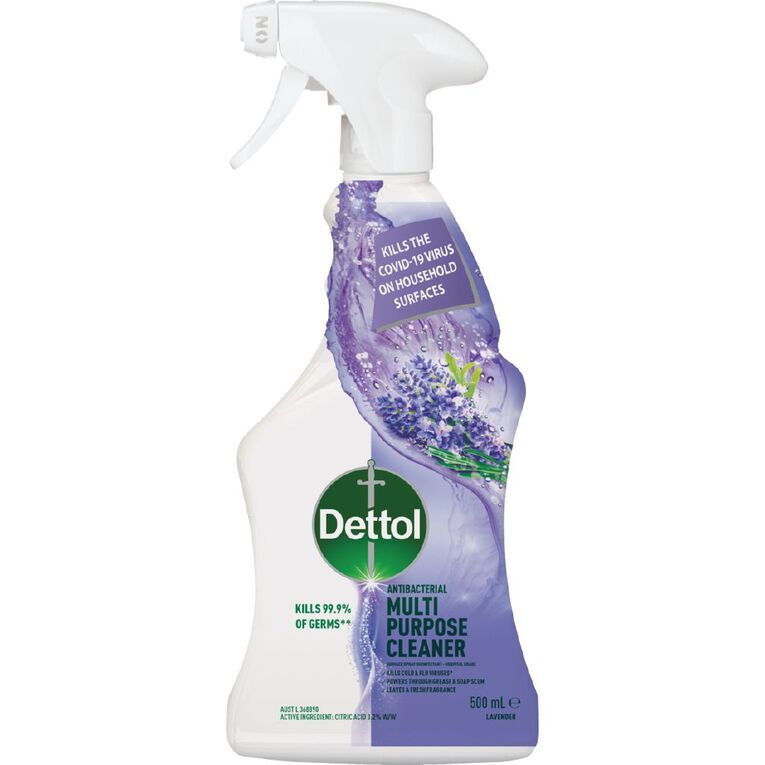 Dettol Multi-Purpose Cleaner Trigger Lavender 500ml, , hi-res