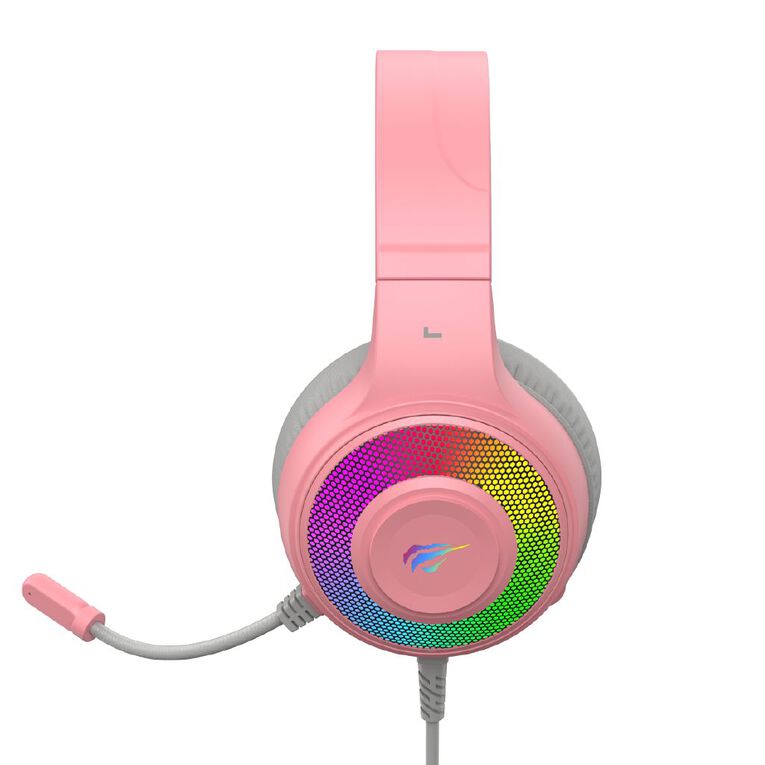 Gamenote 50mm RGB Headset Pink H2042D Pink, , hi-res