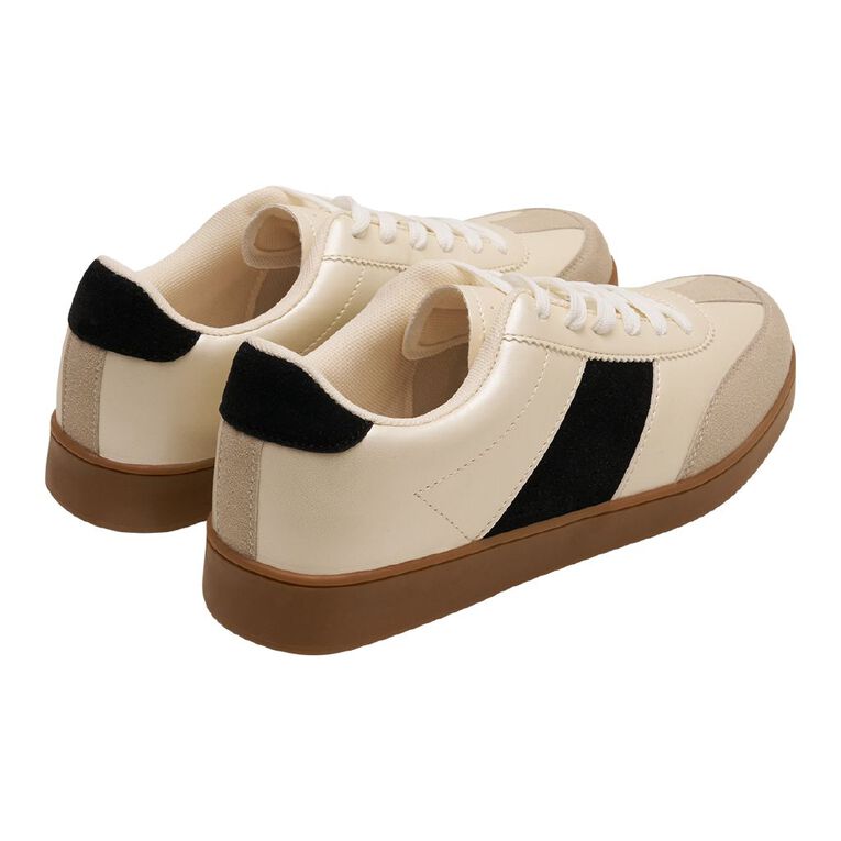 H&H Women's Women's Petra Sneakers, White/Black, hi-res
