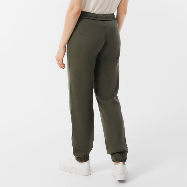 H&H Women's Essential Trackpants, Green Dark, hi-res