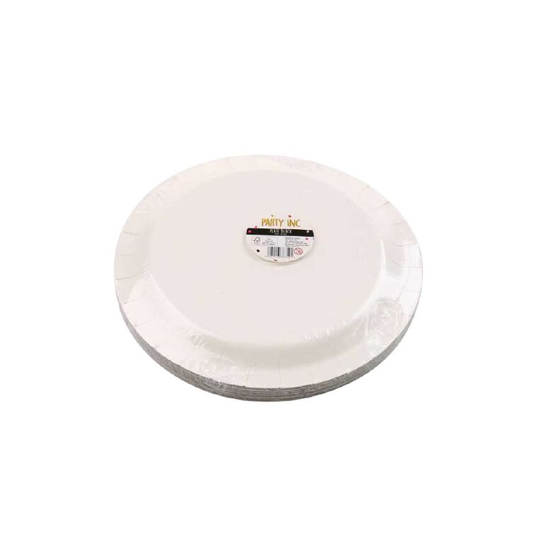 Party Inc Plate 23cm Black 20 Pack, , hi-res