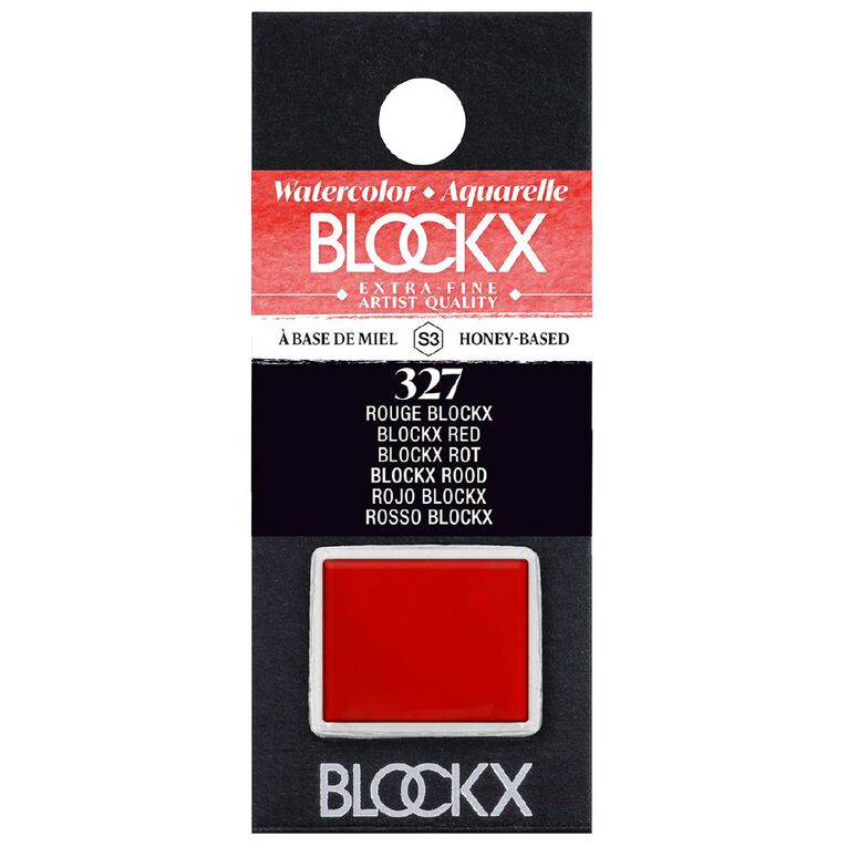 BLOCKX Watercolour Half Pan S3 327 Red, , hi-res