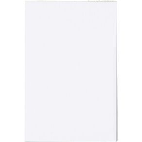 WS Unruled Scribble Pad 100 Sheets 152mm x 100mm White