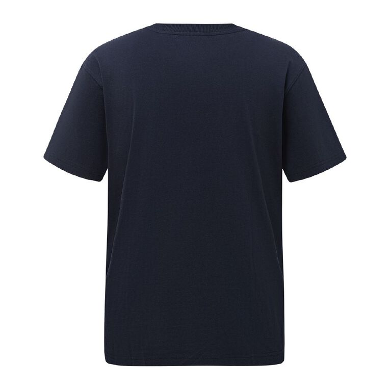 H&H Men's Relaxed Fit Graphic Tee, Blue Dark, hi-res