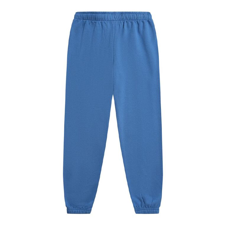 Young Original Print Trackpants, Blue Mid, hi-res