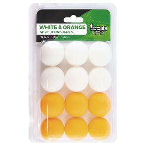 Formula Sports Table Tennis Balls 1 Star 12 Pack