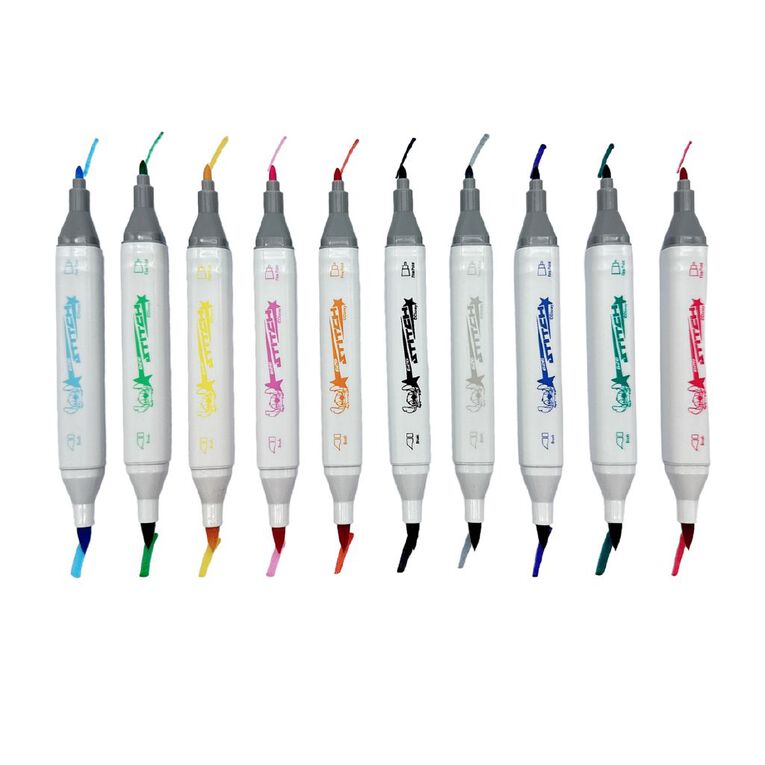 Stitch Dual Tip Markers 10 Pack, , hi-res
