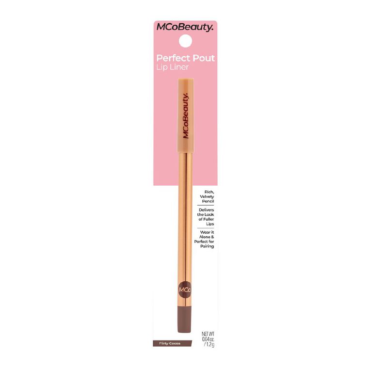 MCoBeauty Perfect Pout Lip Liner Flirty Cocoa, , hi-res