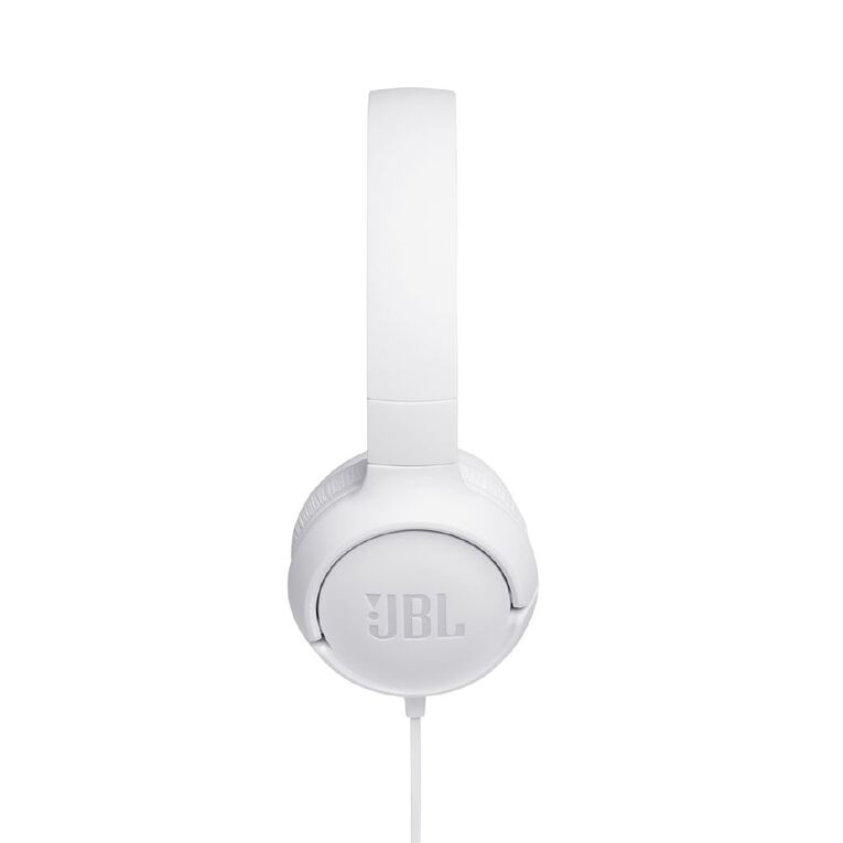 JBL Tune 500 Wired On-ear Headphones White, , hi-res