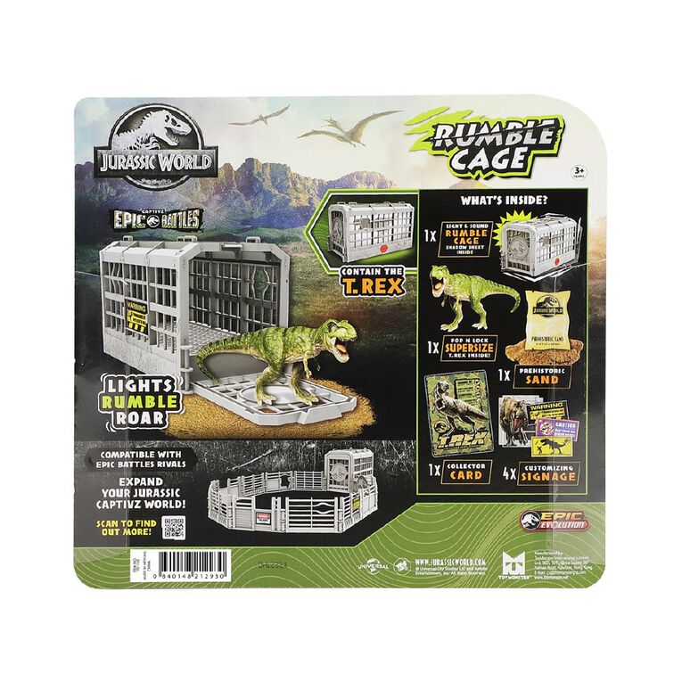 Jurassic World Epic Battles Rumble Cage, , hi-res