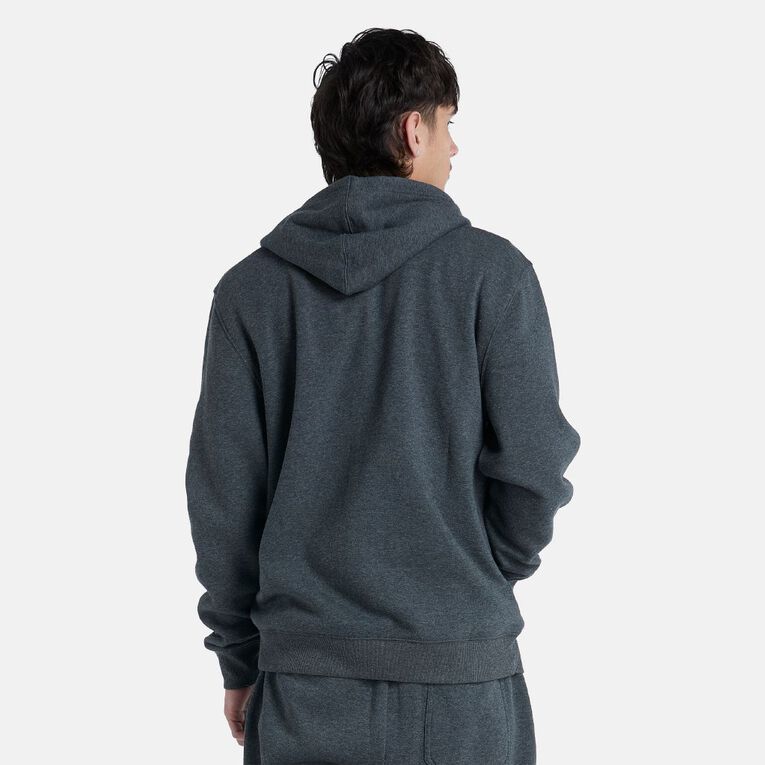 H&H Men's Zip-Thru Hooded Sweatshirt, Charcoal/Marle, hi-res