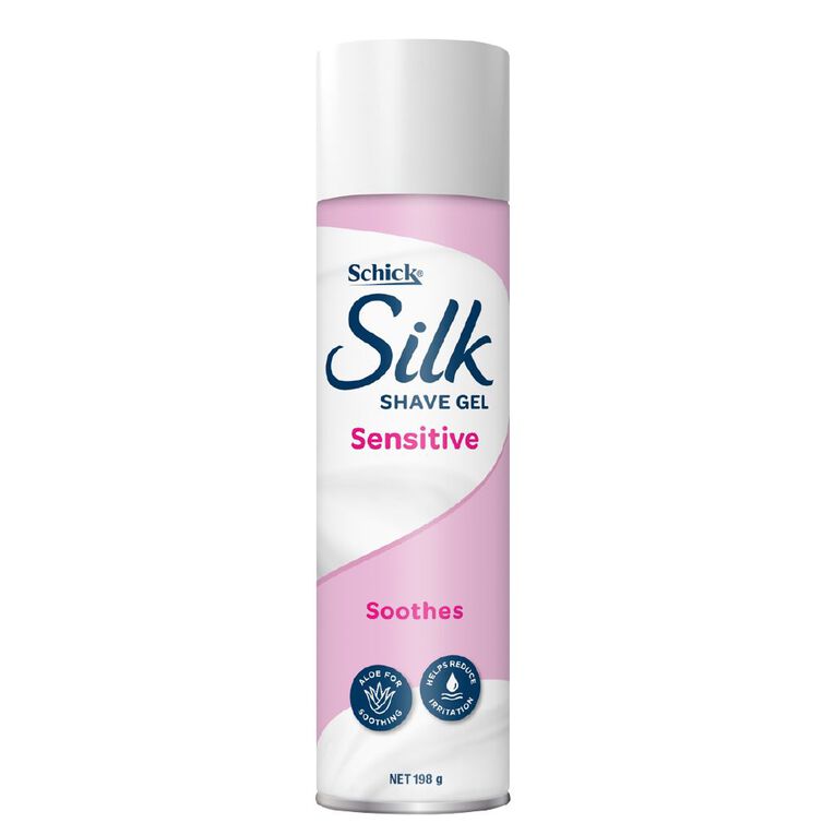 Schick Silk Sensitive Shave Gel 198g, , hi-res