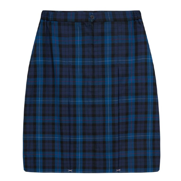 Schooltex Double Inverted Pleat Skirt, Schooltex Tartan TRT014, hi-res