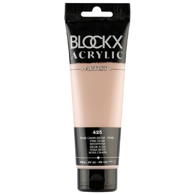 BLOCKX Acrylic Tube Pink Flesh Beige-Pink 120ml, , hi-res