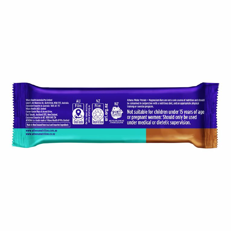 Athena Protein Wafer Magnesium Chocolate 38g, , hi-res