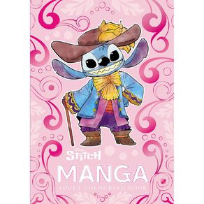 Disney: Stitch Manga Adult Colouring Book