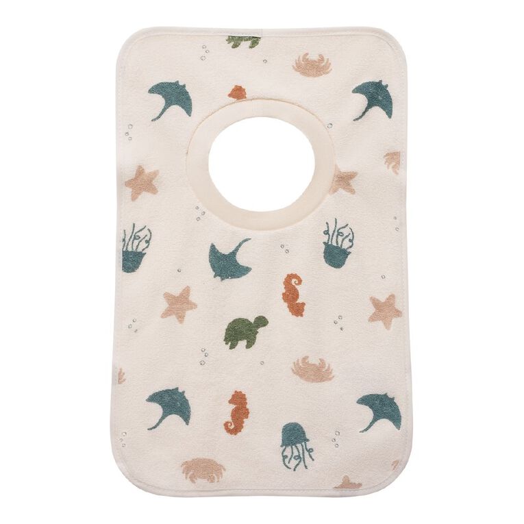 Young Original Baby Popover Bibs 3 Pack, Cream SEA, hi-res