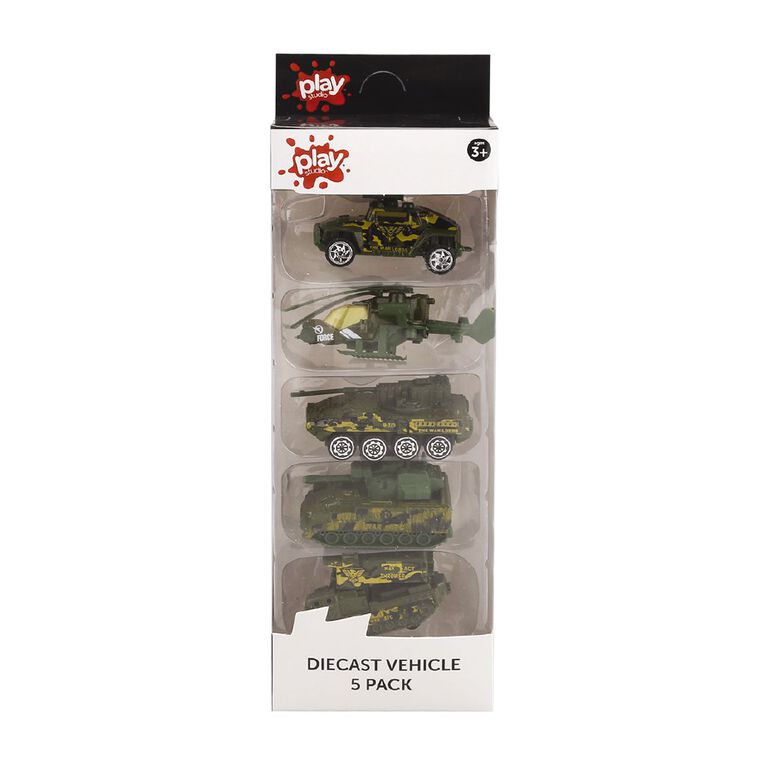 Play Studio Die-Cast Freewheel Car - 5 Piece Assorted, , hi-res