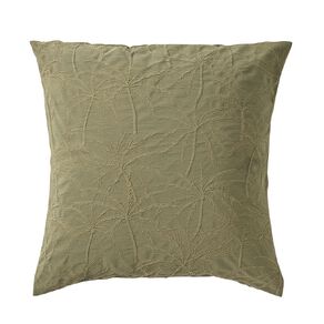 Living & Co European Pillowcase Palm Tree Green One Size