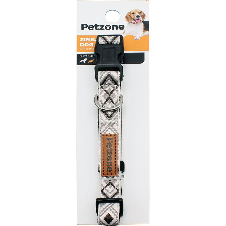 Petzone Zimbali Dog Collar Brown Mid Medium