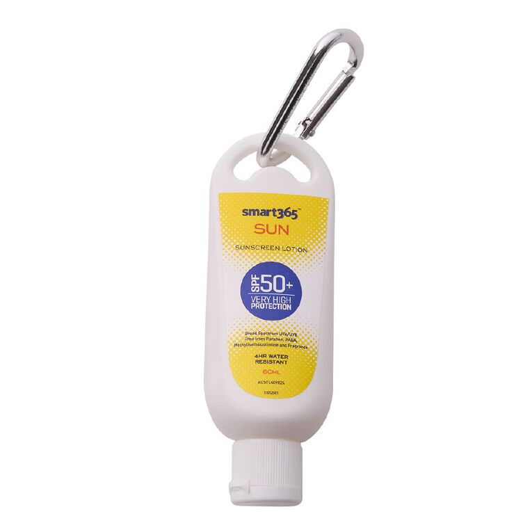 Smart365 Sunscreen Lotion SPF50+ With Carabiner, , hi-res