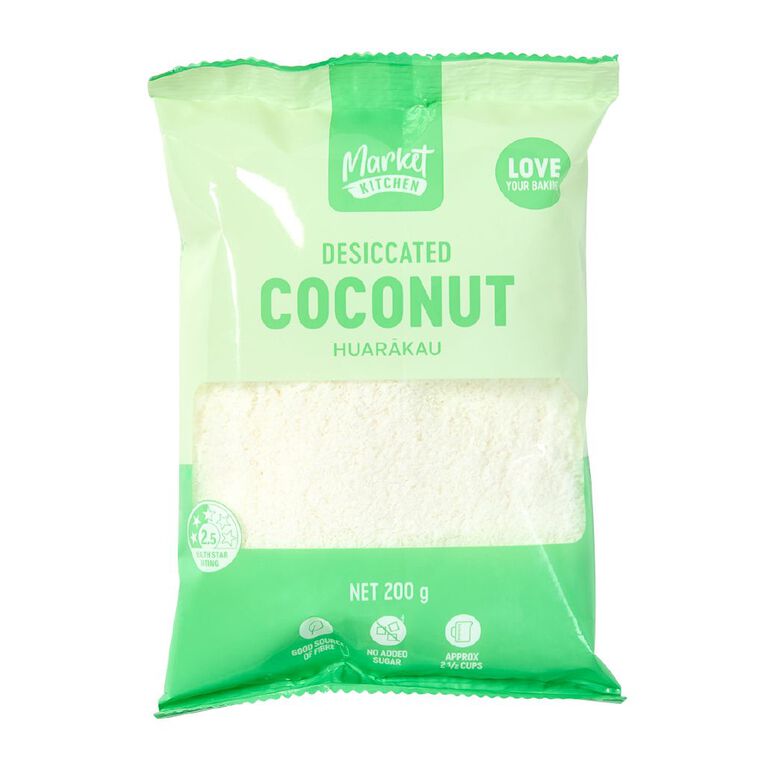 Market Kitchen Desiccated Coconut 200g, , hi-res