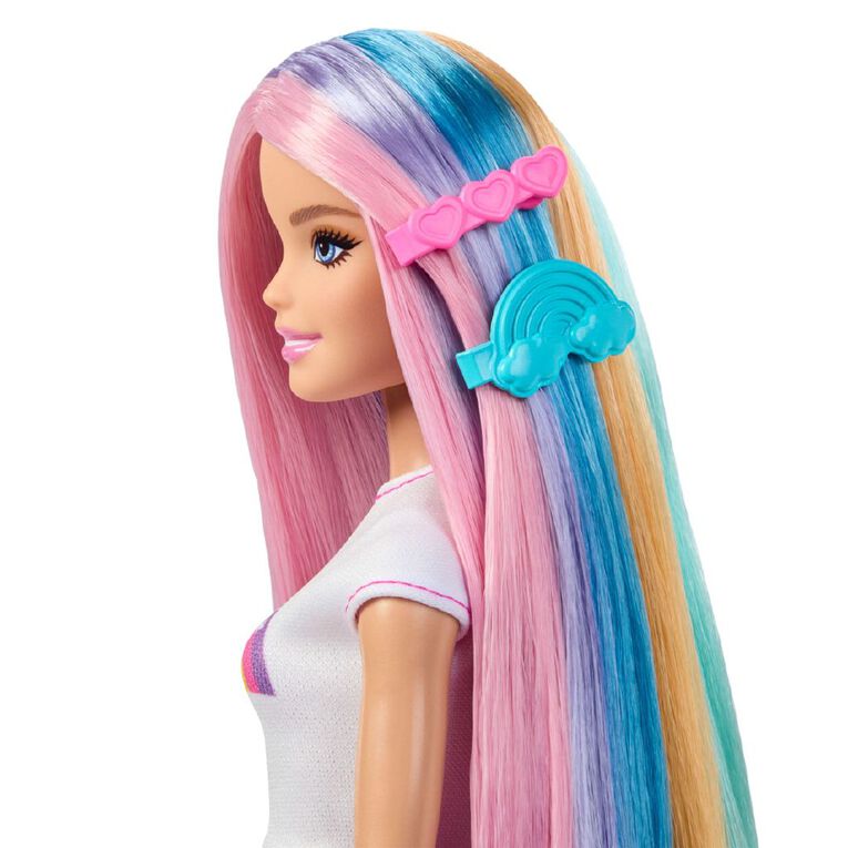 Barbie Rainbow Sparkle Hair Doll Assorted, , hi-res