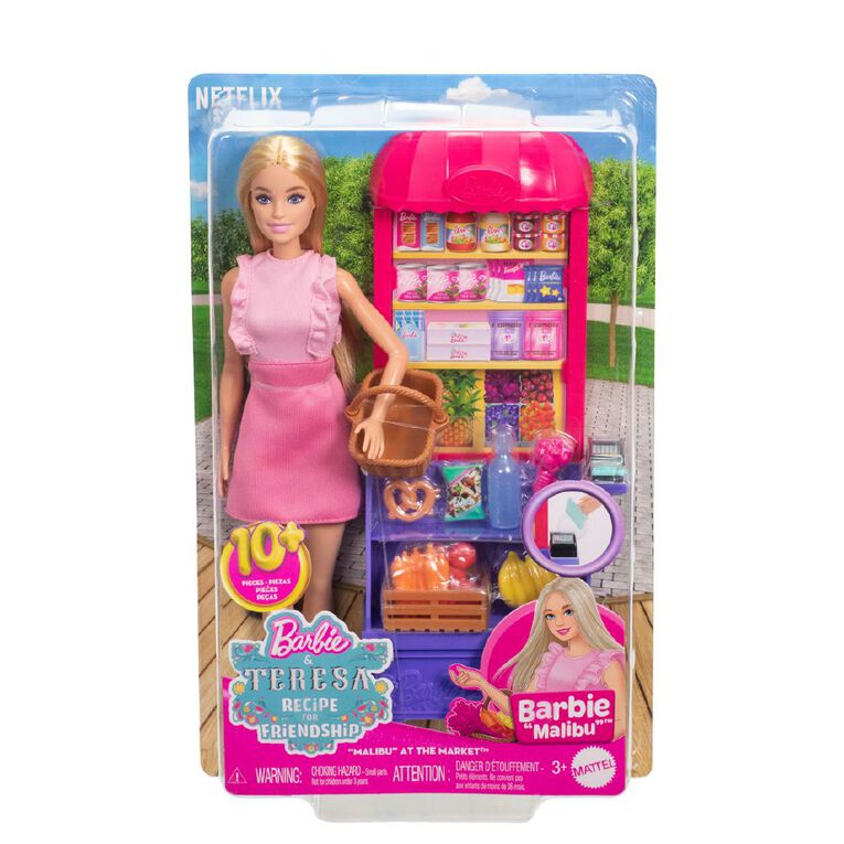 Barbie Malibu Shopping Playset The Warehouse