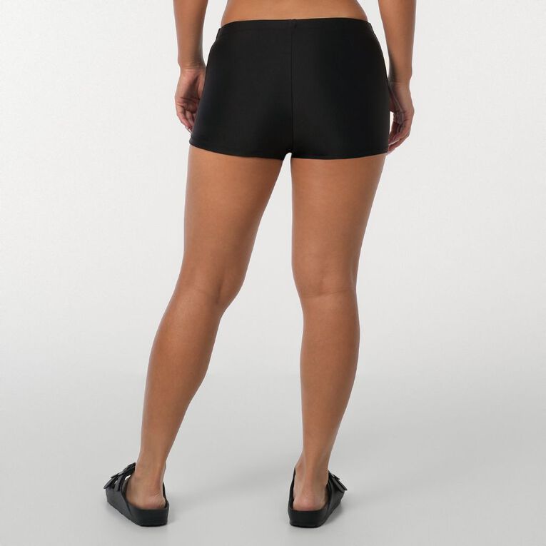 H&H Women's Boyleg Bikini Pants, Black, hi-res