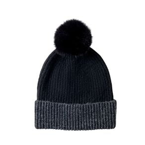 H&H Women's Contrast Rib Beanie